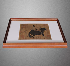 阜新书画装裱配框服务案例